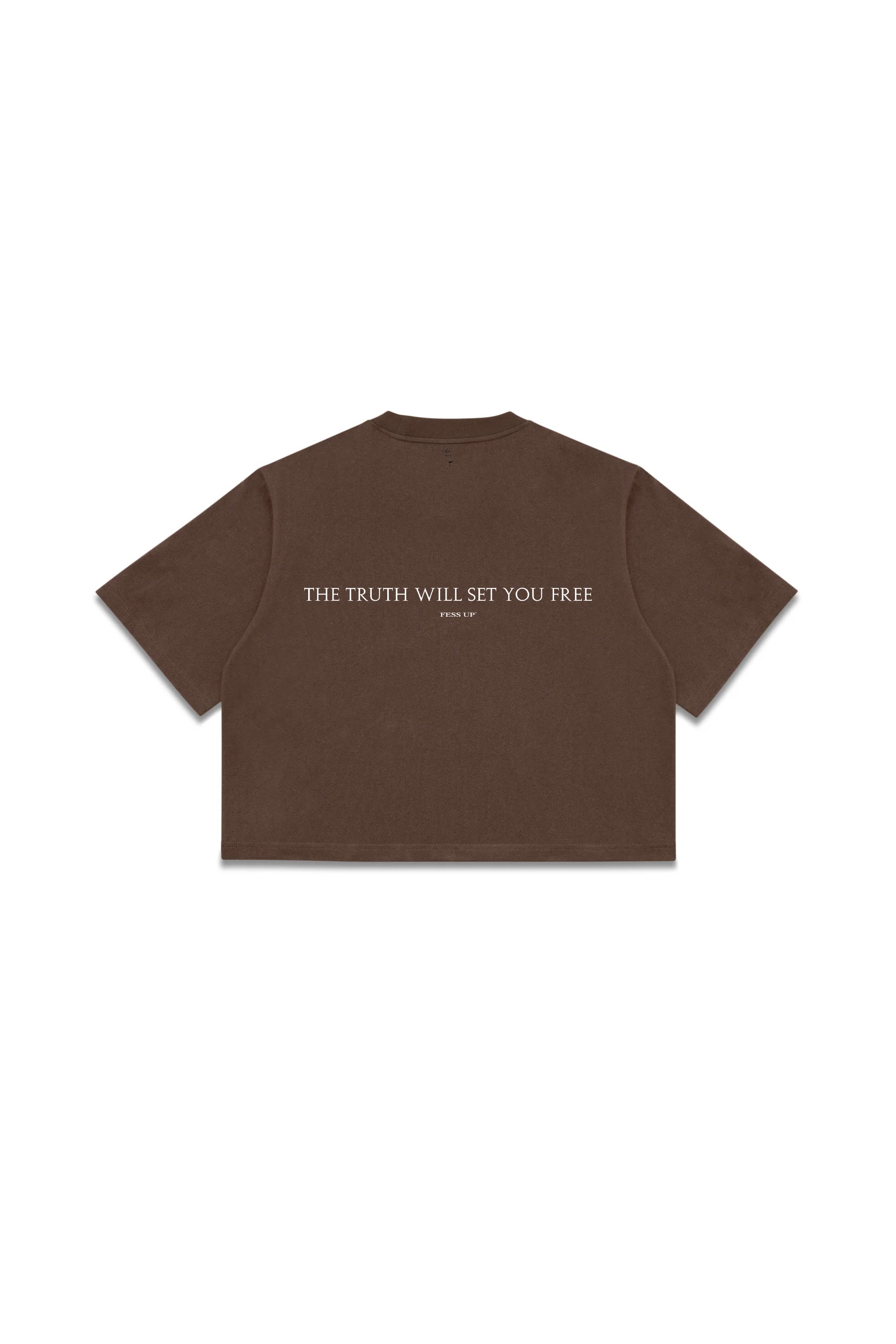 Brown Script T-Shirt